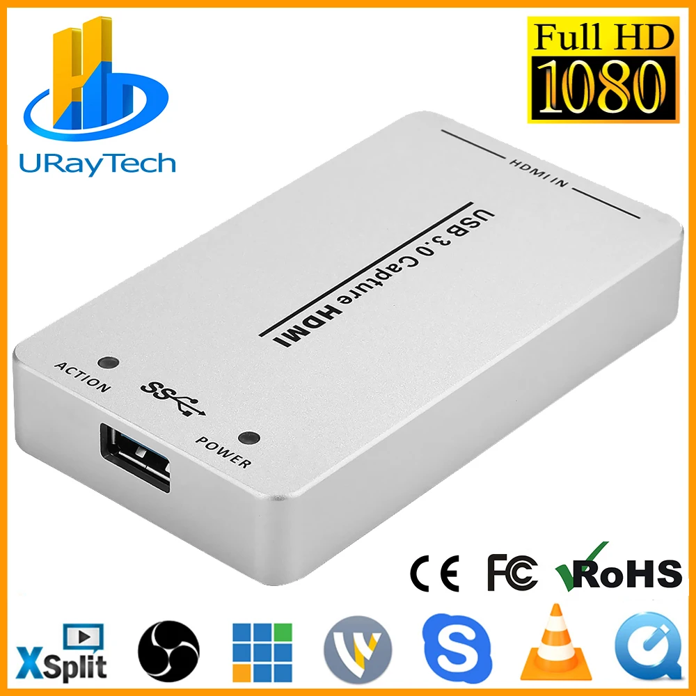 1080p 60fps Uvc Free Driver Hdmi Video Capture Card / Grabber Usb Support Usb3.0 / Usb2.0 Capture Hdmi Linux, Windows, Os X - Radio & Tv Broadcasting Equipment - AliExpress