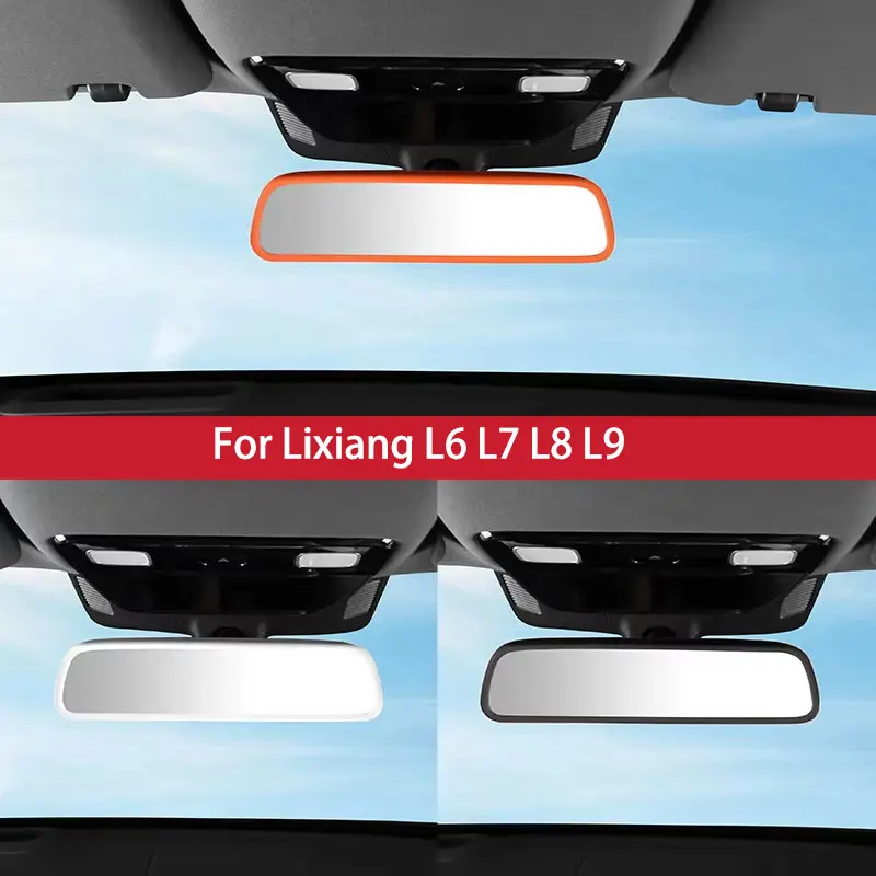 Car Rearview Mirror Protector Trim Silicone Decor Frame For Leading Ideal Lixiang L6 L7 L8 L9 MEGA creen Edge Frame Protection