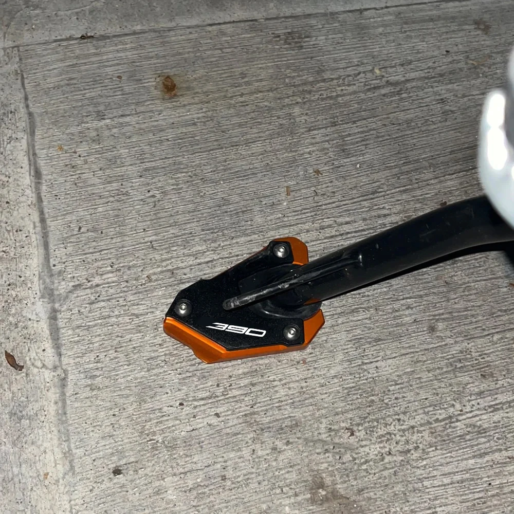 KTM 250 390 어드벤처 250ADVENTURE 390ADVENTURE 250ADV 390ADV 2020-2024 오토바이 킥 스탠드 풋 사이드 스탠드 확대기 패드