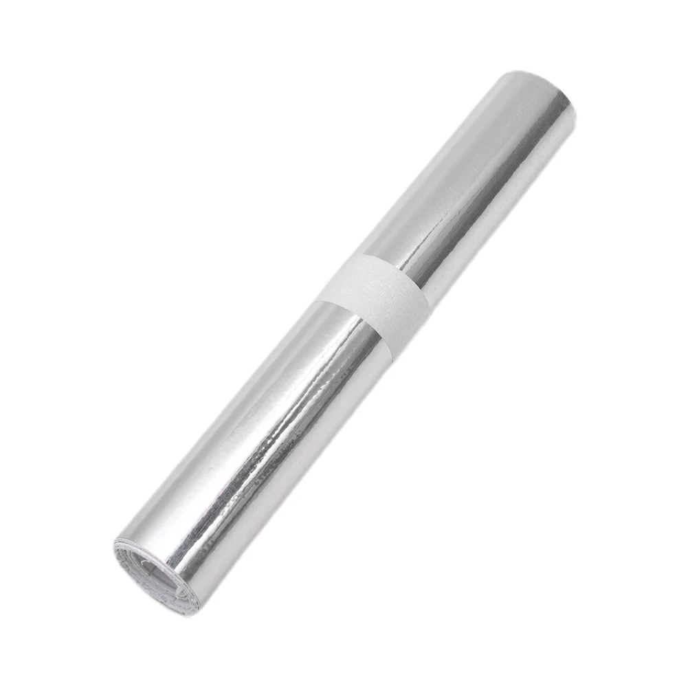 

PVC Silver Chrome Mirror Vinyl Wrap Car Sticker Decal UV Protected Self-Stick High Adhesion 8x60 Inch Sticker Car Styling