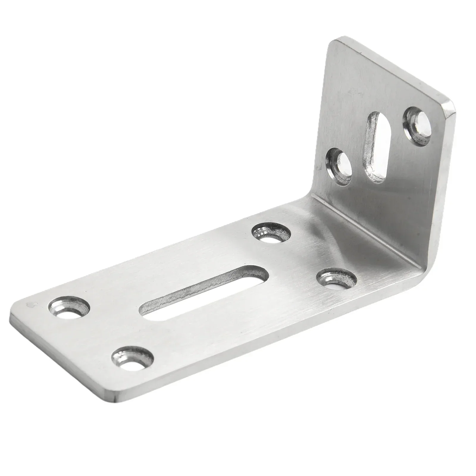 1pcs Stainless Steel 90 Degree Angle Bracket Corner Bracket Joint Fastener Furniture Door Cabinet Screen Wall With Screws