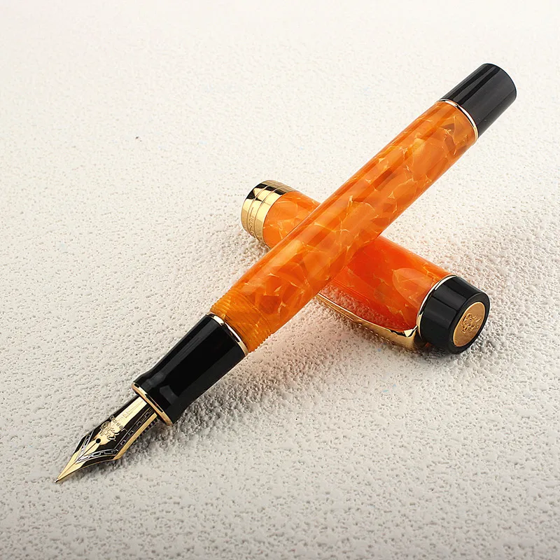 

Jinhao Centennial 100 Resin Fountain Pen Iridum F Nib with Converter Sliver Clip Business Office Writing Ink Pens Students Gifts