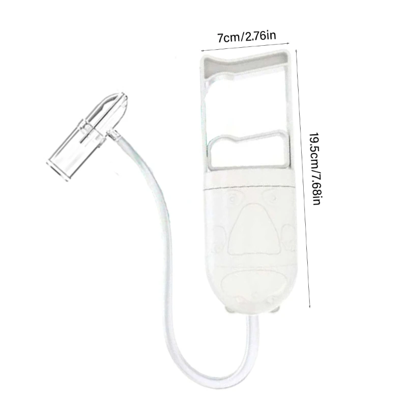 Infant Nose Suction Device, Portable Nasal Aspirator with Gentle Round Nozzle Tip Easy Operate for Congestion Relief