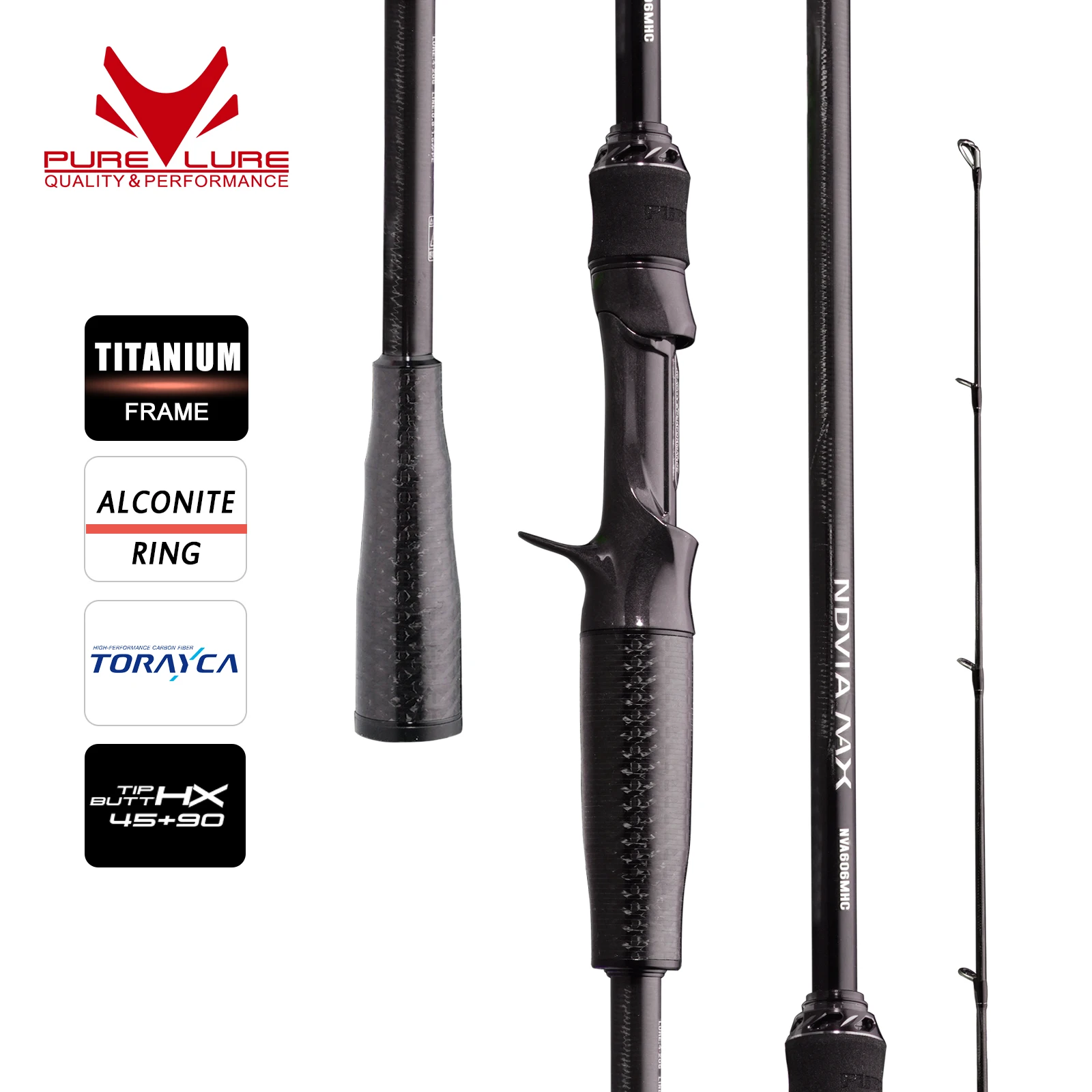 PURELURE NDVIA MAX Travel Versatile Rod Solid Tip 6FT 7.2FT 1.5-20g Soft Lure Jerkbait F/MF Action Perch Pike Zander Bass Squid
