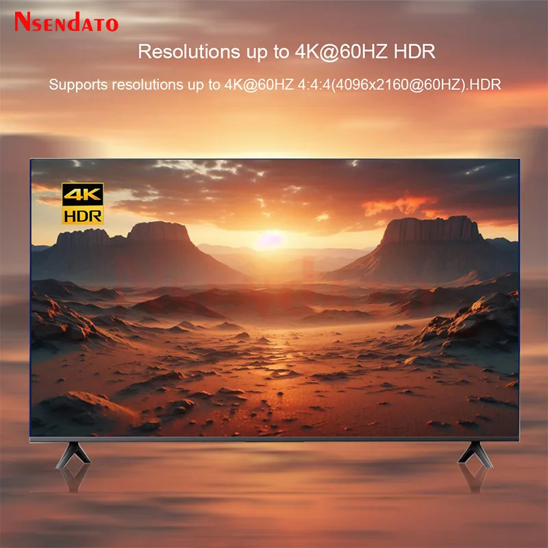 LKV424 4K 60Hz HDR HDMI True Matrix Switch 4 in 4 out UHD HDMI Matrix Switcher Splitter Selector 4x4 with RS232 EDID For TV PC