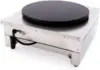 Electric Crepe Maker Pancake Machine, 1700W 16 Inch Griddle Machine 430 Stainless Steel Crepe Maker Machine Non-Stick 5