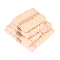 50Pcs Wax Waxing Disposable Sticks Wood Tongue Depressor Spatula Woman Wooden Body Hair Removal Sticks Beauty Toiletry Kits 1