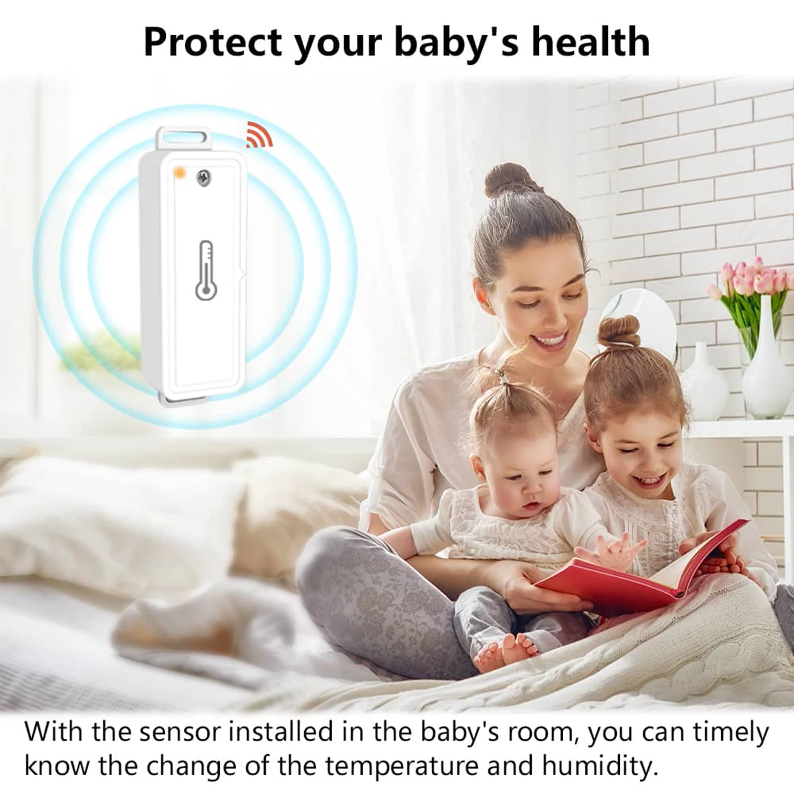 ZigBee Temperature and Humidity Sensor Tuya Smart Life Remote Intelligent Scene Linkage Voice Google Assistant Alexa temperature humidity meter temperature humidity sensor