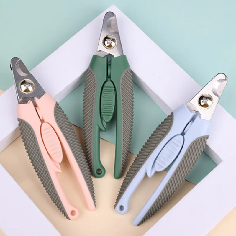 Professional Pet Nail Clipper Stainless Steel Dog Cat Nail Trimmer LaborSaving Scissors for Claw Care Grooming Supplies Size Fit