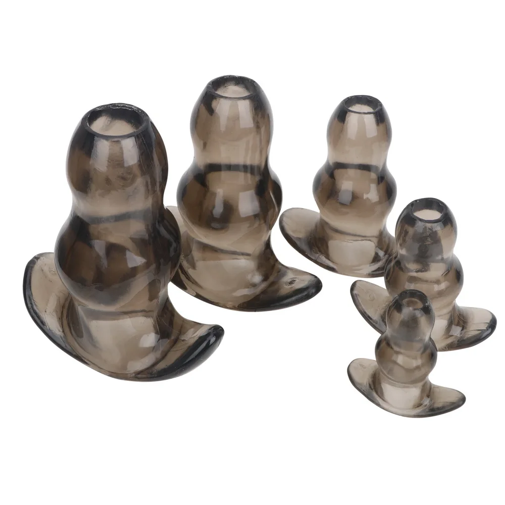 Anal Dilator Soft Speculum Enema Hollow Insert Anus Masturbation Butt Plug Dildo Anal Plug Sexy Products Prostate Massage BDSM anal plug dilator