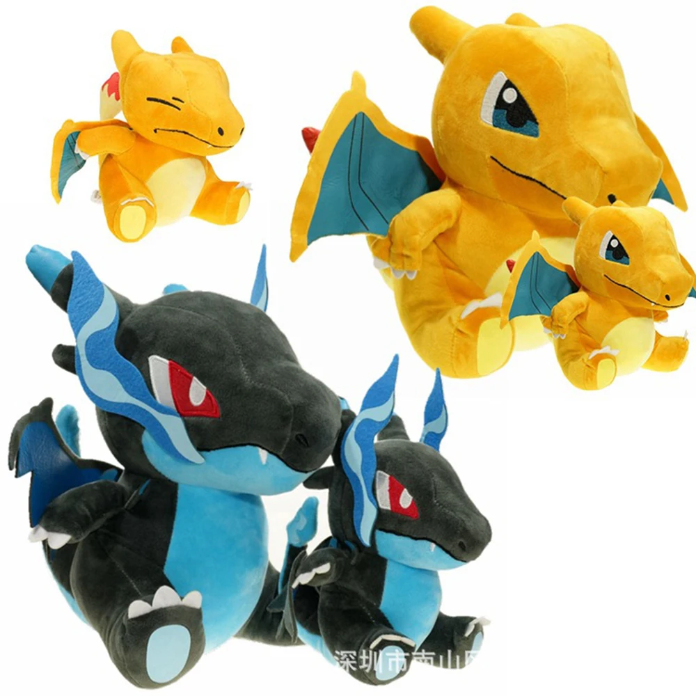 Mega Charizard X Peluche Bambola Giocattolo Morbido Peluche - Foto 6