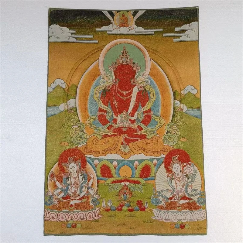 

Thangka долголетие Будды, украшение для дома, благоприятный