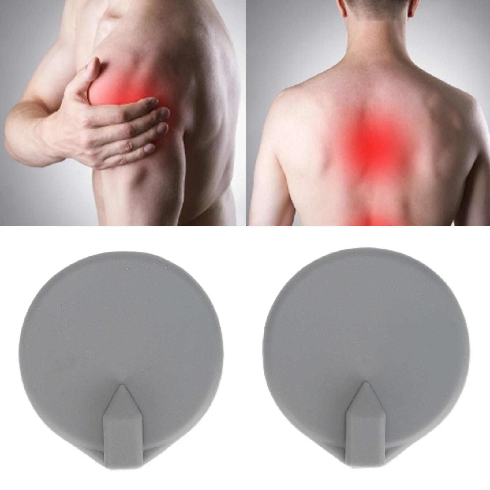 Electrode Pads 2pcs 65mm / 95mm Diameter Round Silicon For Electric Tens Slimming etc.
