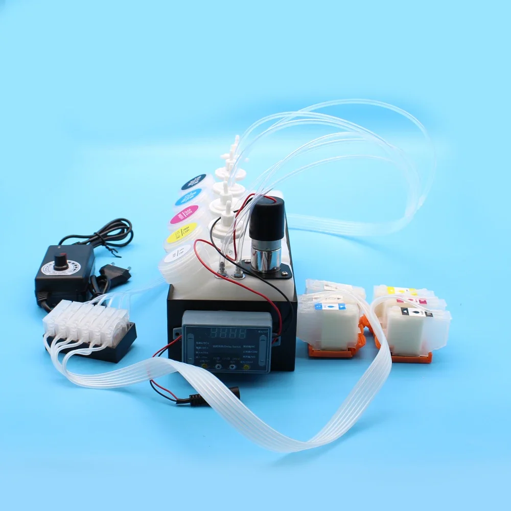 Xp15010 Dtf Ciss Ink Tank For Epson Xp15000 Xp15080 Printer Ciss Damper Bulk Ink Tank Supply System With Stirrer Mixer Timer