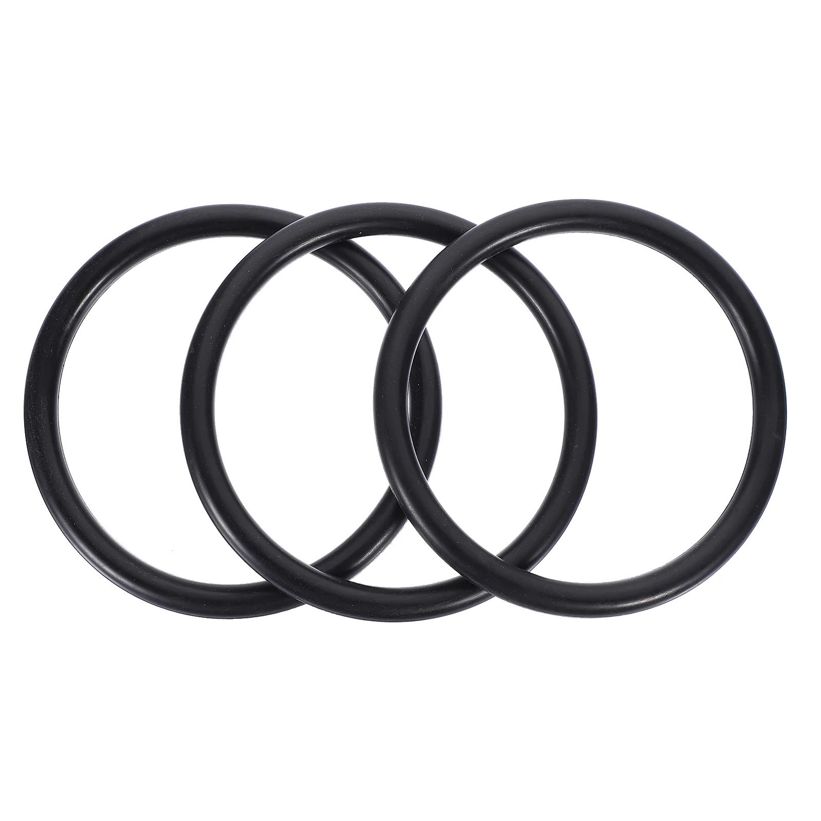 

3 Pcs Music Bowl Washer Cushion Washers O-ring Sound Pad Singing Instruments Rubber Decor Mat Musical