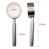Bathroom Brushed Handheld Shower Head 304 Stainless Steel Pressurized Rain Shower Head Spa Water Saving Shower Head with Filter 5