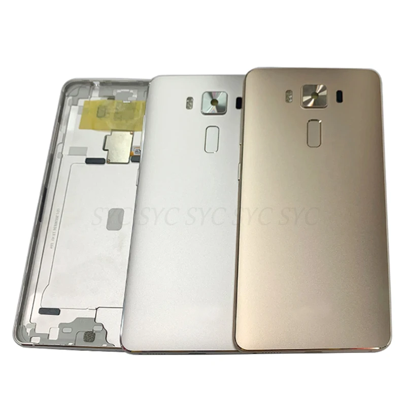 Battery Cover Rear Door Case Housing For Asus Zenfone 3 Deluxe 5.5 ZS550KL Back Cover with Fingerprint Logo Repair Parts