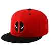 Adult Deadpool Hat Baseball Cap Cosplay Film Character Hip Hop Adjustable Duckbill Hats Flat Brim Sunshade Outdoor Unisex Caps 3
