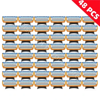 Adatto per la serie fusion di cinque generazioni Rasoio autentico per uomo Lama di ricambio per rasoio Manul di sicurezza per la rimozione dei peli del viso 1