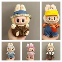 Labubu Doll Clothes Set for V1/V2 Ropa Labubu Dolls Strap Pants Set Cute Skirt Overalls Accessories Children's Toy Gifts 1