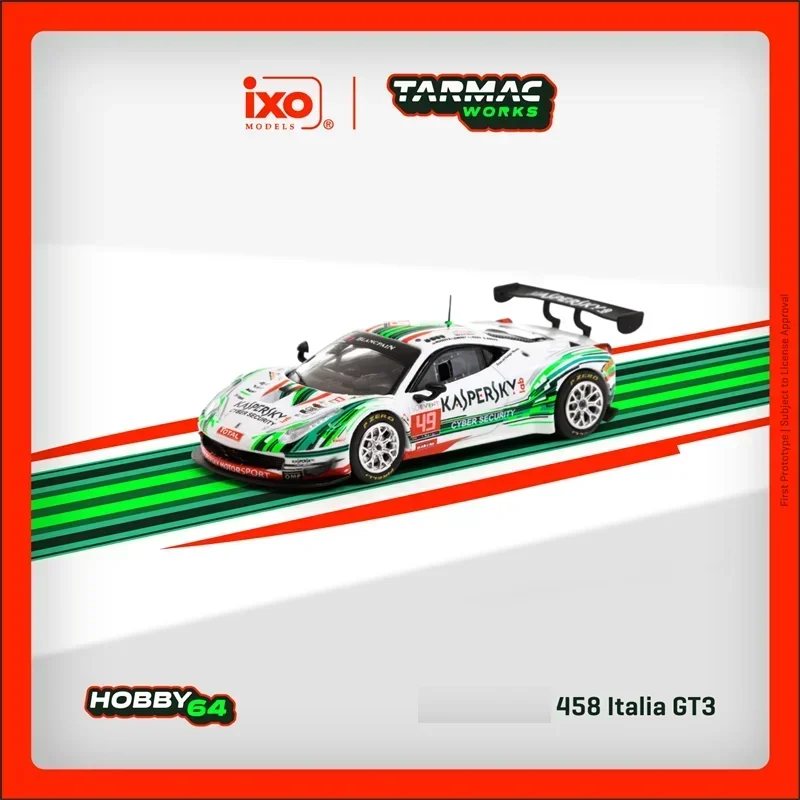 

Tarmac Works 1:64 458 Italia GT3 24 hours of Spa 2016 Diecast Model Car