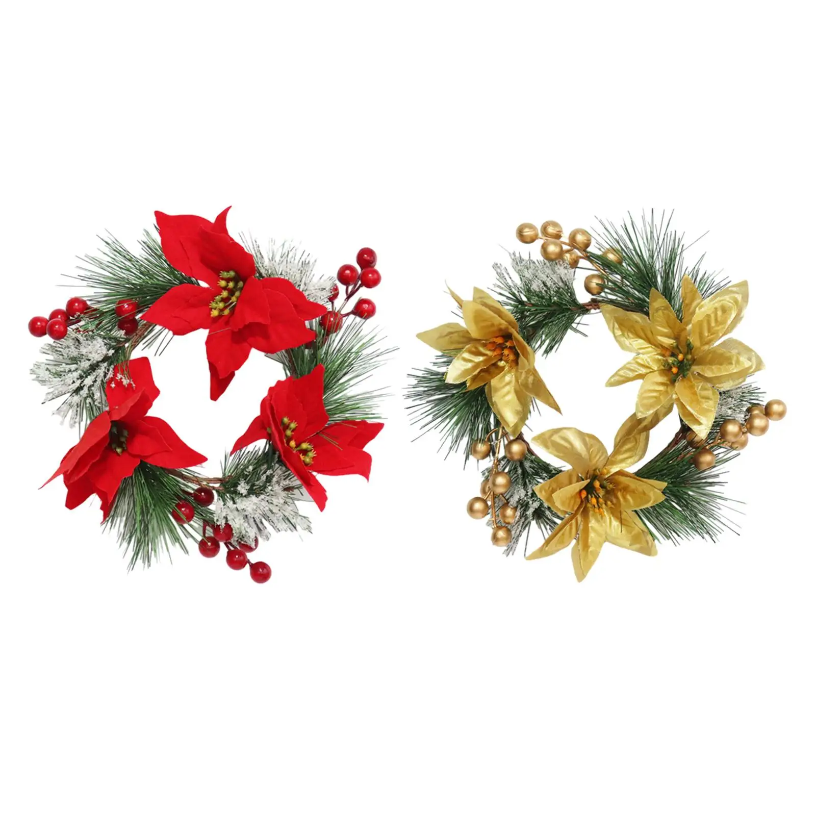 

Рождественские кольца для свечей, подсвечник, кольца, центральные части стола, украшение для свечи