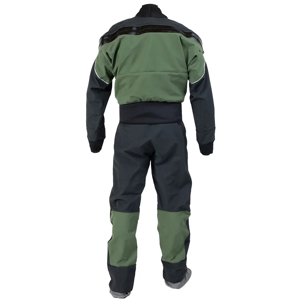 4-layer waterproof Kayak Dry suit Men One pieces Latex Gasket for Drift Floating