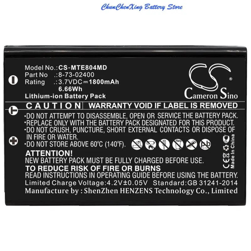 

Аккумулятор на 1800 мА · ч для Seca CT321 ECG, для Maico easyTymp, интеракустика Titan, tcalготовы, для Otometrics TE 8-04-13900