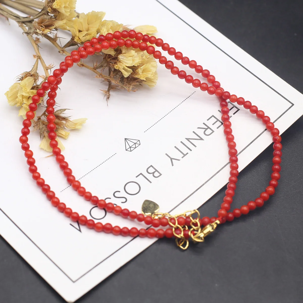 

3mm Natural Coral Beads Small Round Spacer Bead for Fashion Jewelry Making DIY Women Necklace Bracelet Accessories