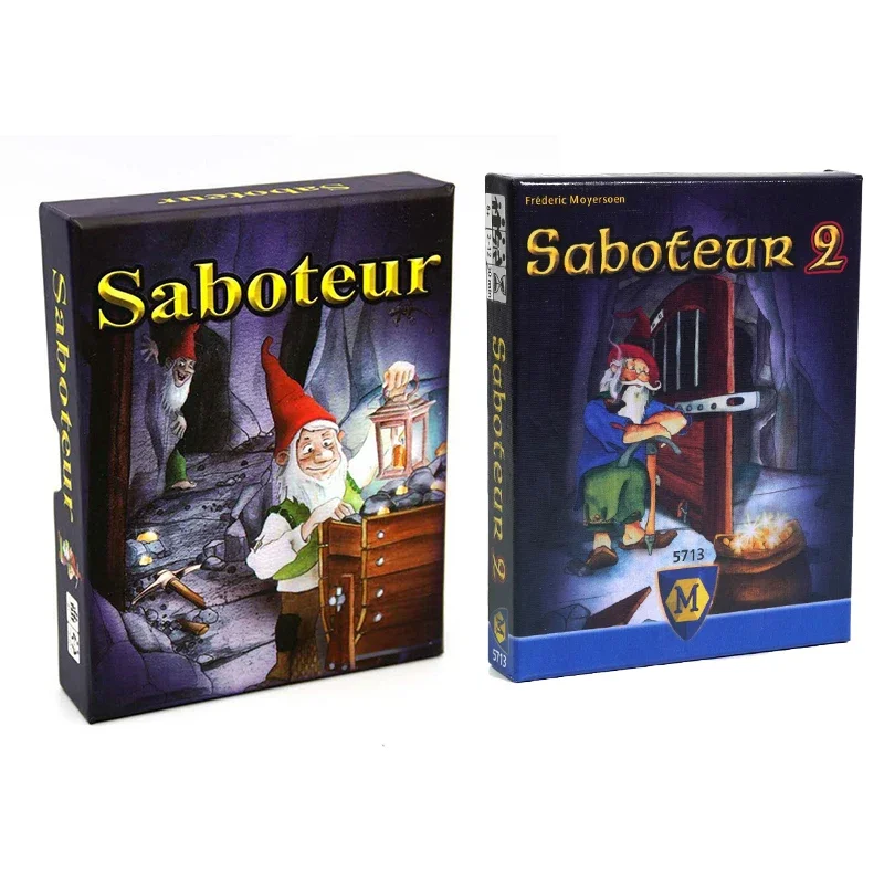Board Game English Saboteur Table Games Funny For Families Party Dwarf Gold Mine
