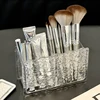 1Pcs Bathroom Storage Display Stand Acrylic Cosmetic Storage Box Makeup Brush Holder Organizer Lipstick Eyebrow Pencil Case 2