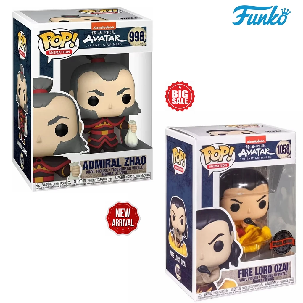 thumbnail image 2 of FUNKO POP Animación El último maestro del aire Avatar 1058 Señor del fuego Ozai Azula 542 Almirante Zhao 998# Figura de vinilo Colección Modelo Juguetes, 2 of 5