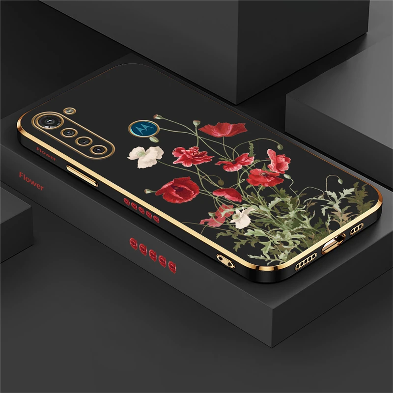 Durable Silicone Shockproof Power Flower Phone Case