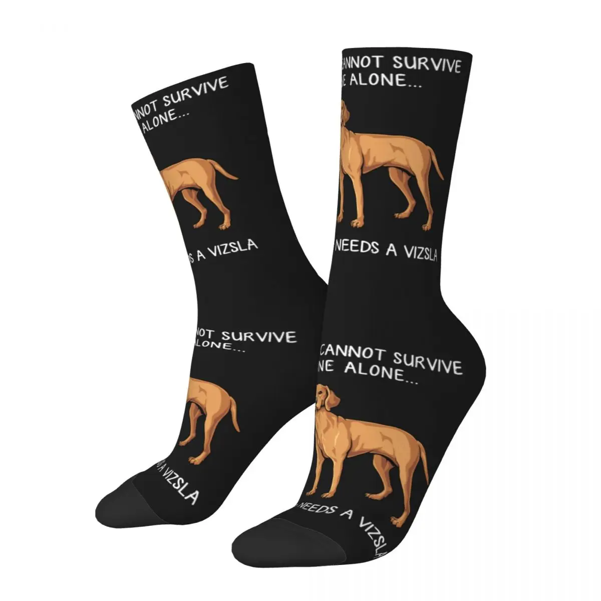 

Vizsla Stockings wine Funny dog Custom Funny Socks Autumn Anti Sweat Socks Couple Cycling Soft Breathable Socks