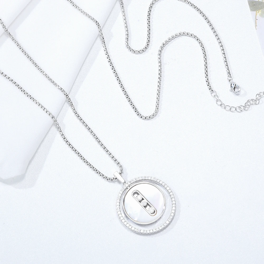 

Siscathy Personality Romantic Couple Necklace Fashion Exquisite Jewelry Women's Daily Party Anniversary High Quality Accessories