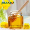 45ml Mini Hexagonal Glass Jars and Lids Glod Cap Split Bottle Small Containers Party Favors Set in Bulk for Guests for Jam Candy 3