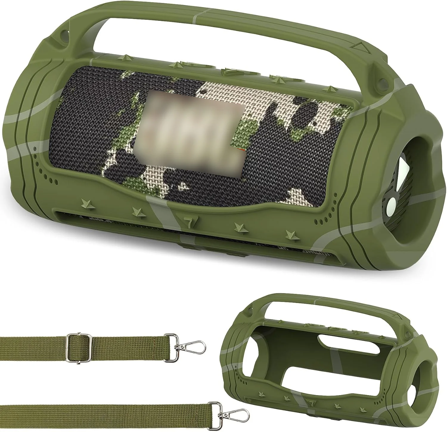 Ticosan Silicone Cover Case Accessories And  Should Strap For Jbl Flip 7 Portable Bluetooth Speaker, Alina Gadgets