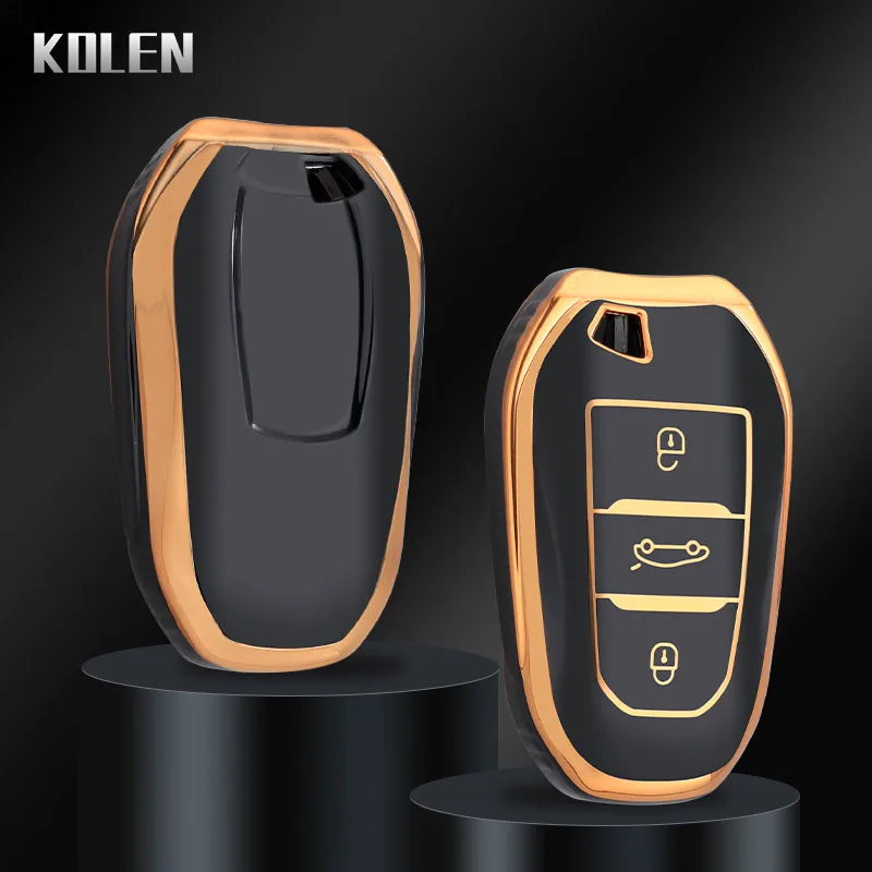 Car Remote Key Case Cover Shell For Peugeot 2008 3008 4008 5008 308 408 508 Citroen C1 C2 C4 C6 C3-XR Picasso Grand DS3 DS5