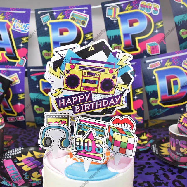 Blast from the past- a great 90's themed birthday cake from @angientito -  thanks for sharing - Edible Image Software | Hip hop birthday cake, Themed  birthday cakes, Hip hop birthday