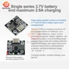 5V 2.8/3.6A Charge Discharge Module 18650 Lithium Battery Charging Boost Power Board Step-up Charge Protection Module Type-C USB 3