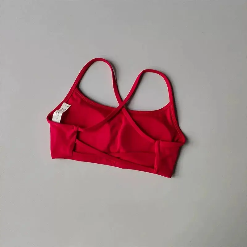 Women's Cross Back Sports Bra Shock Resistant Gathered Sexy Gym Running Bra Summer Yoga Vest Outdoor Comfortable Fitness Wear - Image 11
