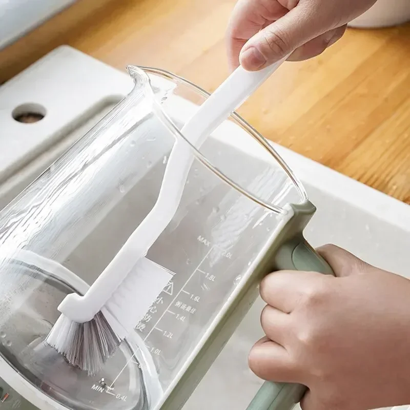 1PC Japanese style elbow long handle lobster brush kitchen sink wall mounted crevice cleaning brush