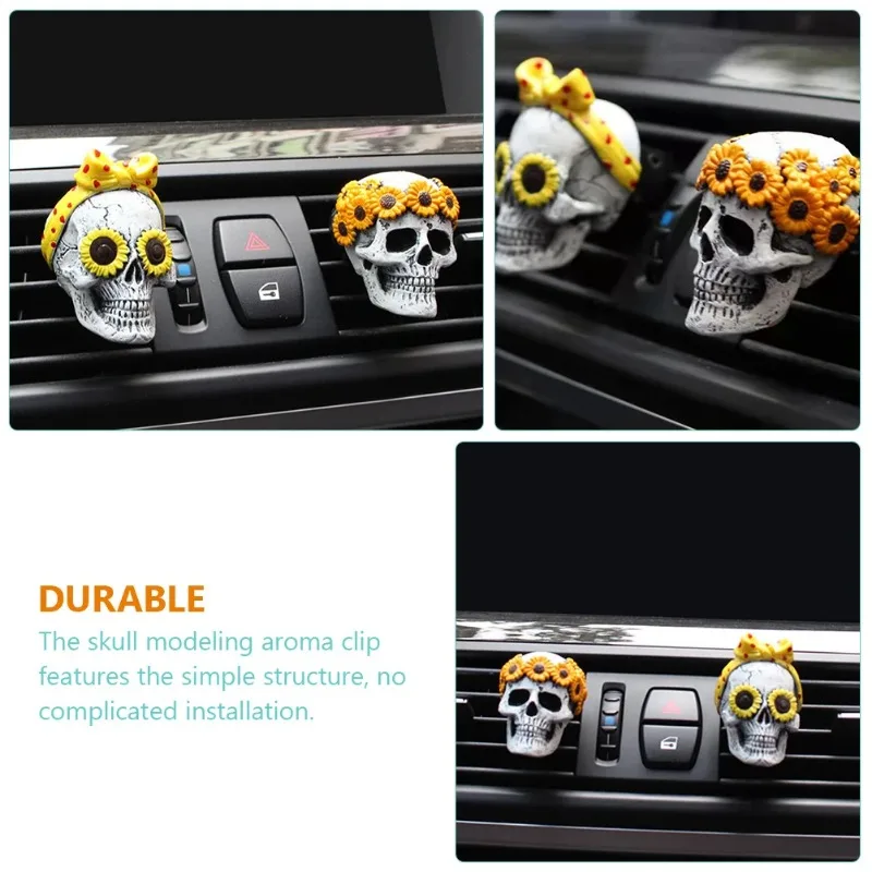 perfume clip exhaust ports New set of ghost head Aromatherapy plug-in essential oil diffuser for essential oil resin decoration