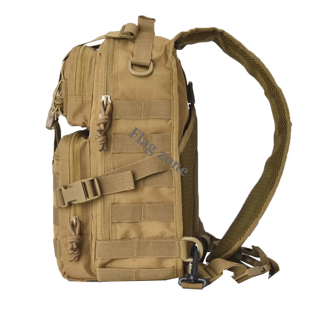 10L Shoulder Bag Hunter Molle Tactical Bag Large Capacity Backpack Travel Pack Crossbody Bag Outdoor Camping Hunting Bag Camo 4