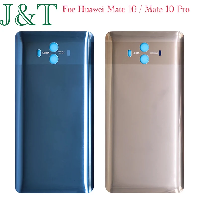 Nuovo per Huawei Mate 10 / Mate 10 Pro coperchio posteriore della batteria pannello in vetro 3D Mate10 porta posteriore custodia della batteria adesivo sostituire