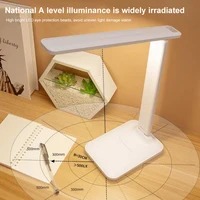 1Pcs Folding Led Desk Lamp Bedroom Table Lamp Reading USB Touch Dimmable Eye Protection Student Reading USB Charge Night Light 2