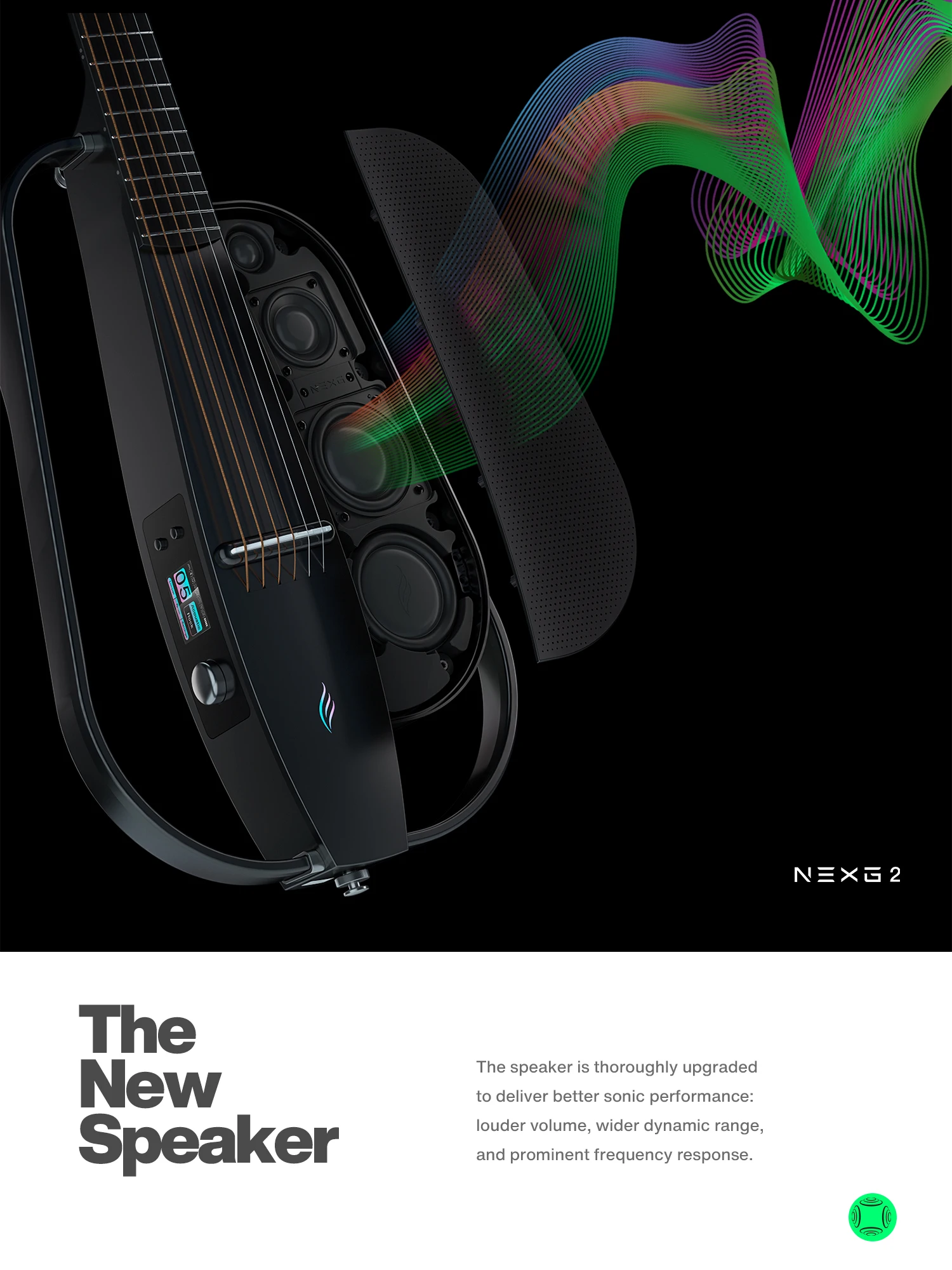 Enya nexg 2 All-in-One-Smart-Audio-Gitarre Akustisch-elektrische 