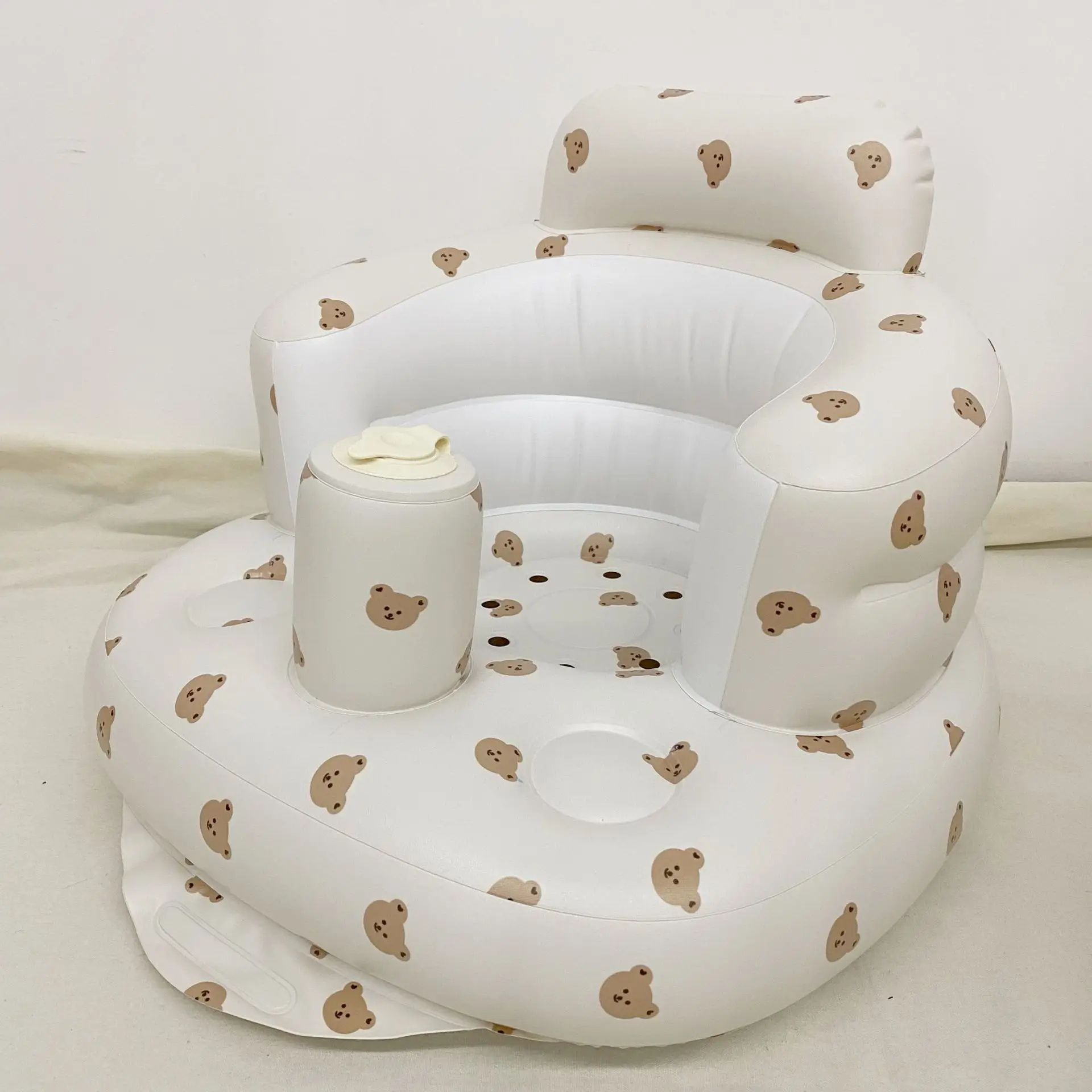 Multi purpose Baby Learning Seat Portable Inflatable Dining and Bathing Seats Loved by Children