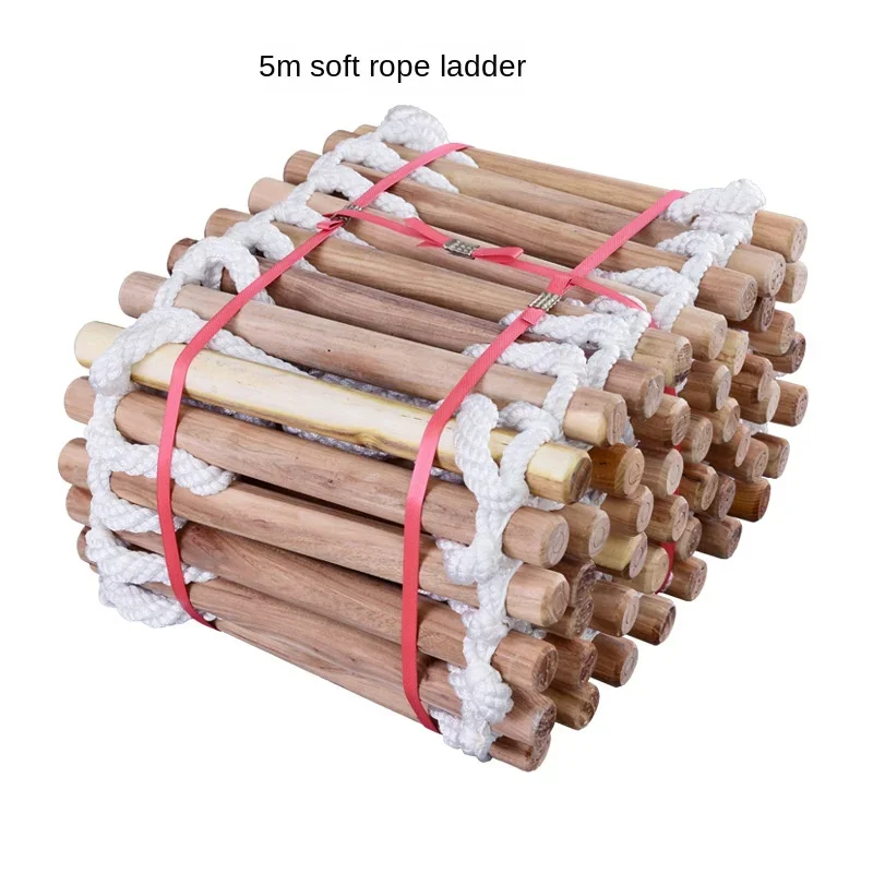 Rope Ladder Fire Escape Children's Engineering Non-slip Soft Ladder Home Climbing Outdoor Climbing Dormitory