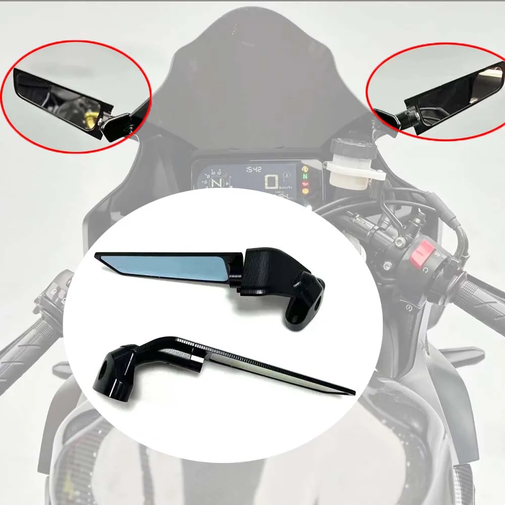 

For Honda CBR650R CB650R CBR650 2019-2023 Motorcycle Mirror Modified Wind Wing Rotating Rearview Mirror CB & CBR 650 R Mirrors